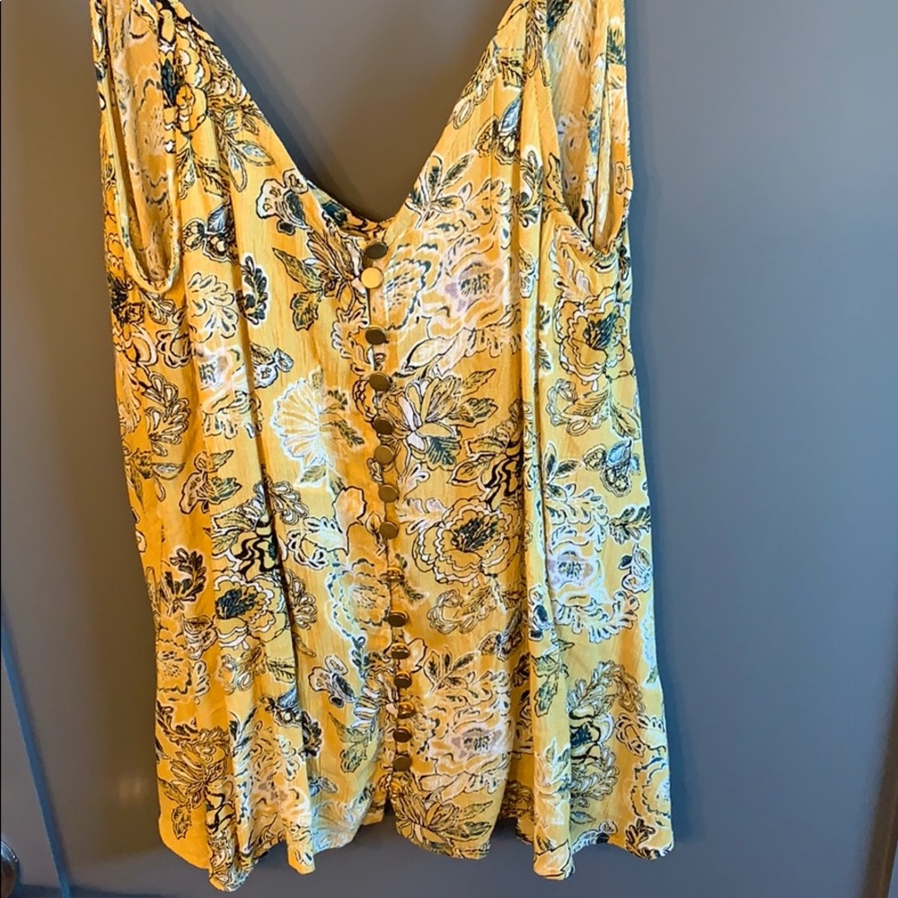 Floral Spaghetti Strap Top